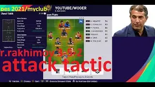 Good football good tactics good manager in pes 2021 myclub(I tried the r.rakhimov attack tactic)