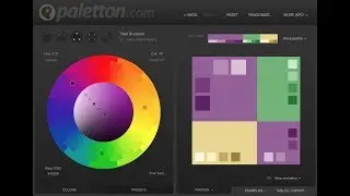 How to create a colour palette using Paletton, photoshop, and a digital photo