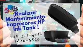 HP Ink Tank 115 - 315 - 415 - 5820 - 5820. How to Disassemble, Disassemble and Maintain