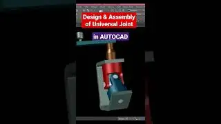 Create Universal Joint Using Autocad 