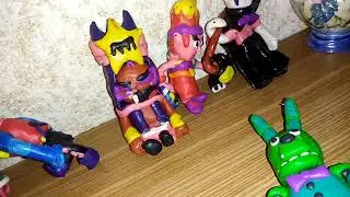 Обзор всех моих фигурок из - Brawl Stars, HeadCrab, Bendy, Minecraft, Sonic, Among Us, FNaF, Granny.