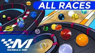 Marble Racing: Marbula One S2 ALL RACES!