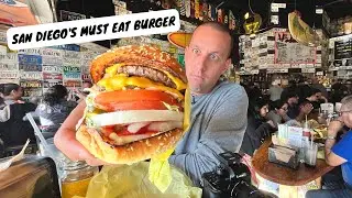SAN DIEGO'S GIANT BURGER + MEXICAN FOOD since 1933 | San Diego food tour