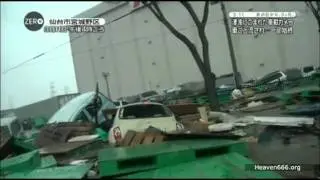 japan tsunami via dash cam