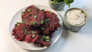 Beetroot Bhajis - #MeatFreeMonday