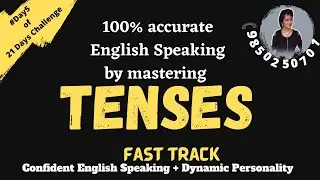 TENSES like TABLES Master theart of using tenses.