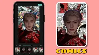 'I WANNA BE SAVED' SPIDERMAN TUTORIAL  | COMICS TEMPLATE