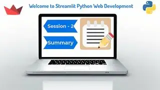 Learn  Streamlit Text Elements and  Sidebar in 1 Minute
