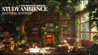 Escape to a MAGICAL Treehouse Library 🌿📖 | PURE RELAXATION