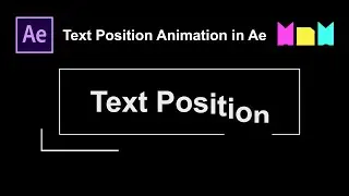 How to Animate a Text Position in After Effects | After Effects Tutorial