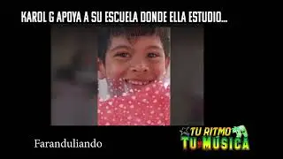 Karol G Apoya a la Que Fue Su Escuela de Niña.