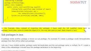 Packages in java and how to use them