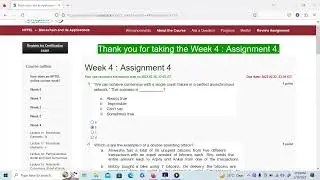 Blockchain and its Applications NPTEL SWAYAM Course Week 4 Assignment Answers
