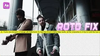 How to FIX Rotobrush Errors in After Effects