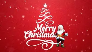 Beautiful Merry Christmas 2023 Wishes Video | Motion Graphics | Royalty Free