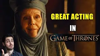 Great acting by Dame Diana Rigg in Game of Thrones