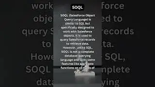 Salesforce SOQL