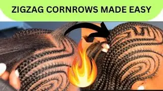 Zigzag Cornrows: The EASY Tutorial for Beginners