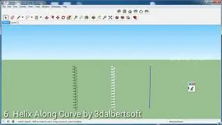 Helix Along Curve