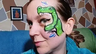 Maquillage rapide de dinosaure !