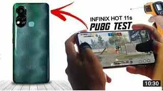 infinix hot 11s pubg mobile gyro test graphic test 2023 new video