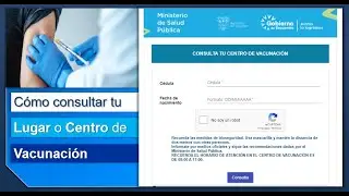 Cómo consultar tu lugar de vacunación en la plataforma del CNE.