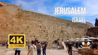 Exploring Jerusalem in a Virtual Tour - Walking Through the Market and Praying at the Western Wall