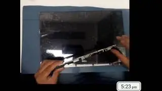 How to fix dell precision wifi cable lcd top panel