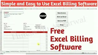 Fully Auto Excel Invoice Software to Create GST Billing in Excel | Billing Software in Excel