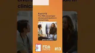 The FDA encourages diverse participation in clinical trials. #FDAFacts