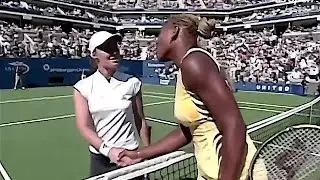 Serena Williams vs Martina Hingis 2001 US Open SF Highlights
