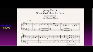 Jerry Heil – «WHEN GOD SHUT THE DOOR ноти для фортепіано