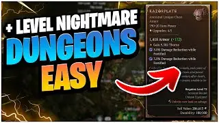 Diablo 4 - Beat High Level Nightmare Dungeons EASY | + 13 Levels Above