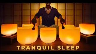 NATURAL TRANQUILIZER  ||  Crystal Singing Bowl Sound Bath for Sedative Sleep