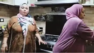 روتين في المطبخ تنضيف مع ام سمسمه وام سوزي ♥️