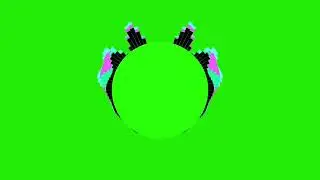 Audio Spectrum Visualizer Green Screen