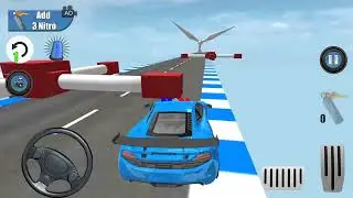 Polis Arabası İmkansız Rampa Yarış Oyunu - Police Car İmpossible Stunt Simulator - Android Gameplay