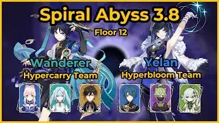 C1 Wanderer, C6 Faruzan (Hypercarry) x C0 Yelan, C6 Xingqiu (Hyperbloom)