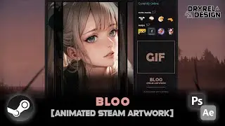 Bloo | Animated Steam Artwork Speed Art [DryreL]