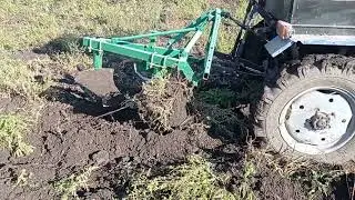испытания нового плуга . всë пошло не по плану!