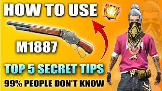 How To Use M1887 Shotgun || Top 5 Secret Tips And Tricks || FireEyes Gaming || Garena Free Fire