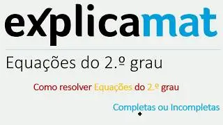 Resolver Equações do 2.º Grau