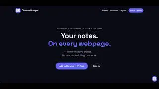 Chrome notepad - Notes in web reimagined