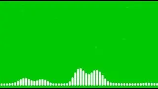 Green screen Audio Spectrum  No Copyright