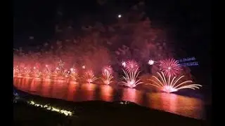 World Record Fireworks AlJazira AlHamra Ras AlKhaimah new year2024 #uae #newyear #night #fire #drone