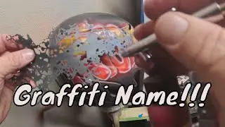 HOW TO AIRBRUSH GRAFFITI NAME!!!