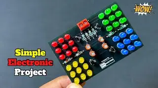 Simple Electronic Project | LED Chaser Circuit | Electronic Projects