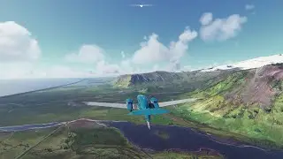 Flying Over Iceland Beautiful Places | Microsoft Flight Simulator 2020