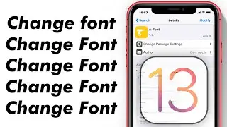 How to Change Font in iOS 13 / 13.5