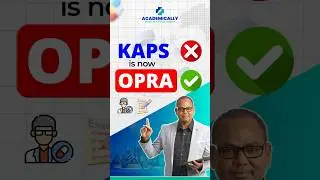 KAPS is now OPRA! : Big News🌟 #shorts #opra #opraexam #pharmacist #australia #academically